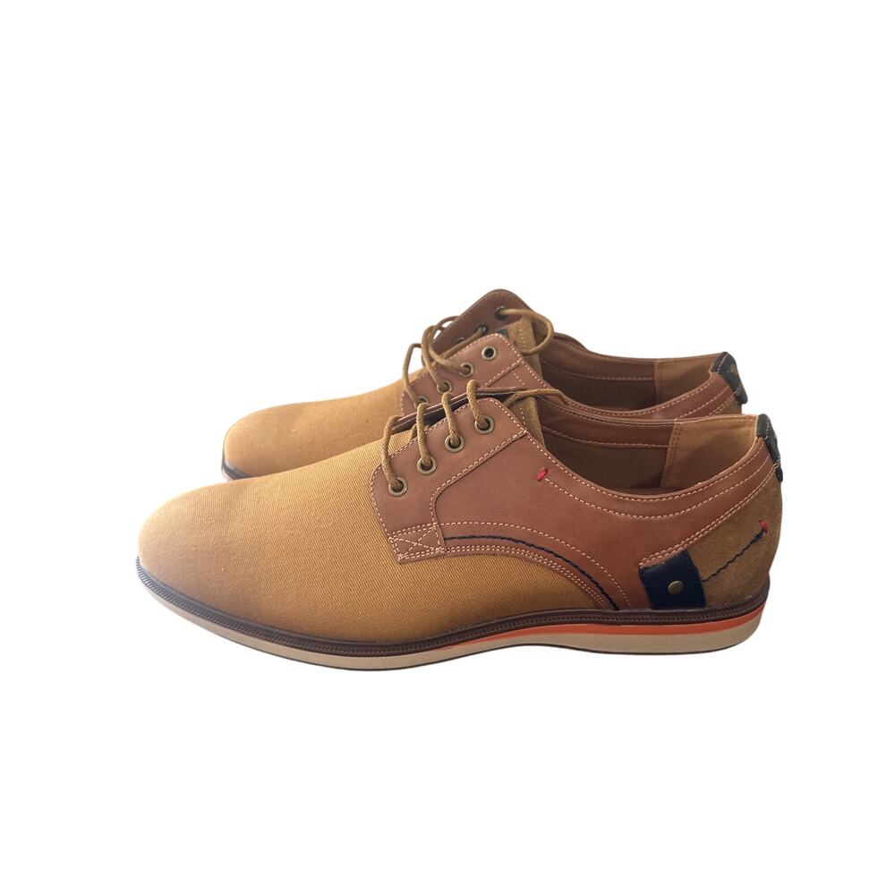 Bruno Marc Men's LG19012M Tan Casual Lace-Up Dress Oxford Shoes 10 p